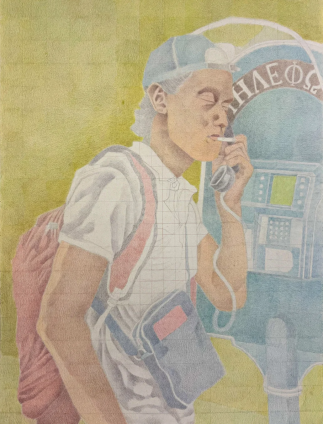 Un Touriste, œuvre de Benjamin Pléau, 2025