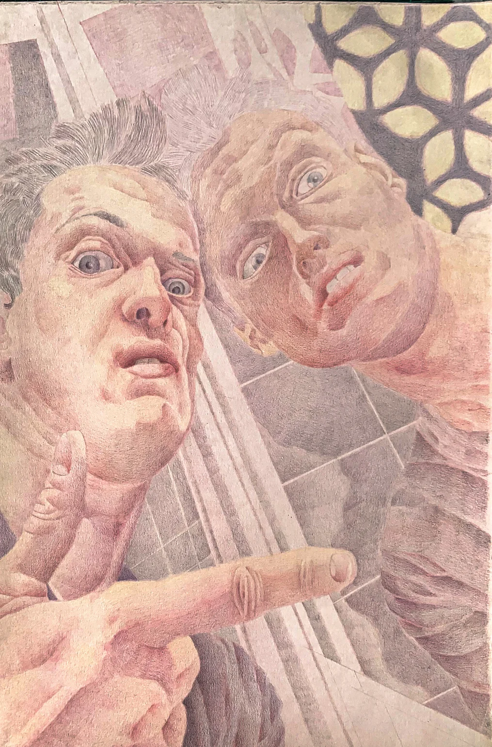 De l’autre côté du miroir, œuvre de Benjamin Pléau, 2023